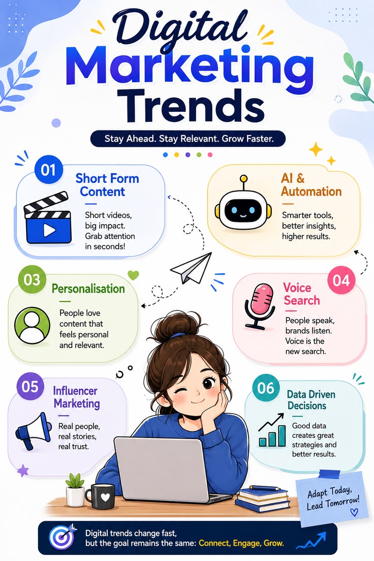 Digital Marketing Trends 2026 | Top Marketing Strategies for Beginners